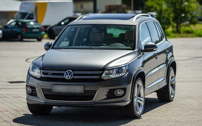 lubuskie Volkswagen Tiguan cena 66900 przebieg: 186000, rok produkcji 2014 z Borne Sulinowo